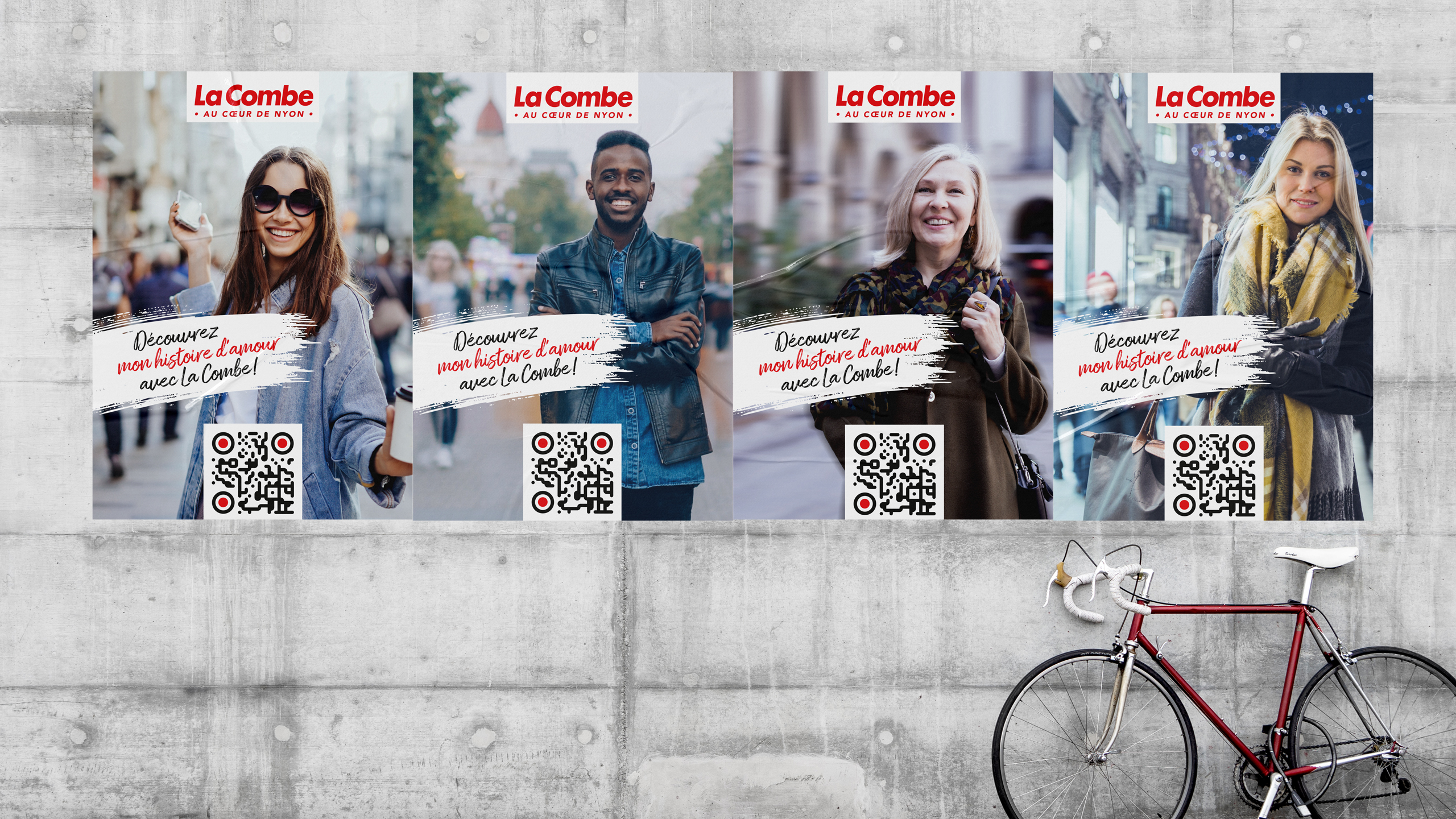 Affiche avec Qr Code La Combe